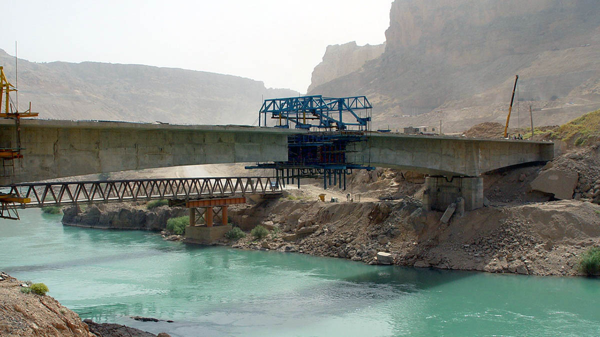 Gotvand Dam Access Bridge