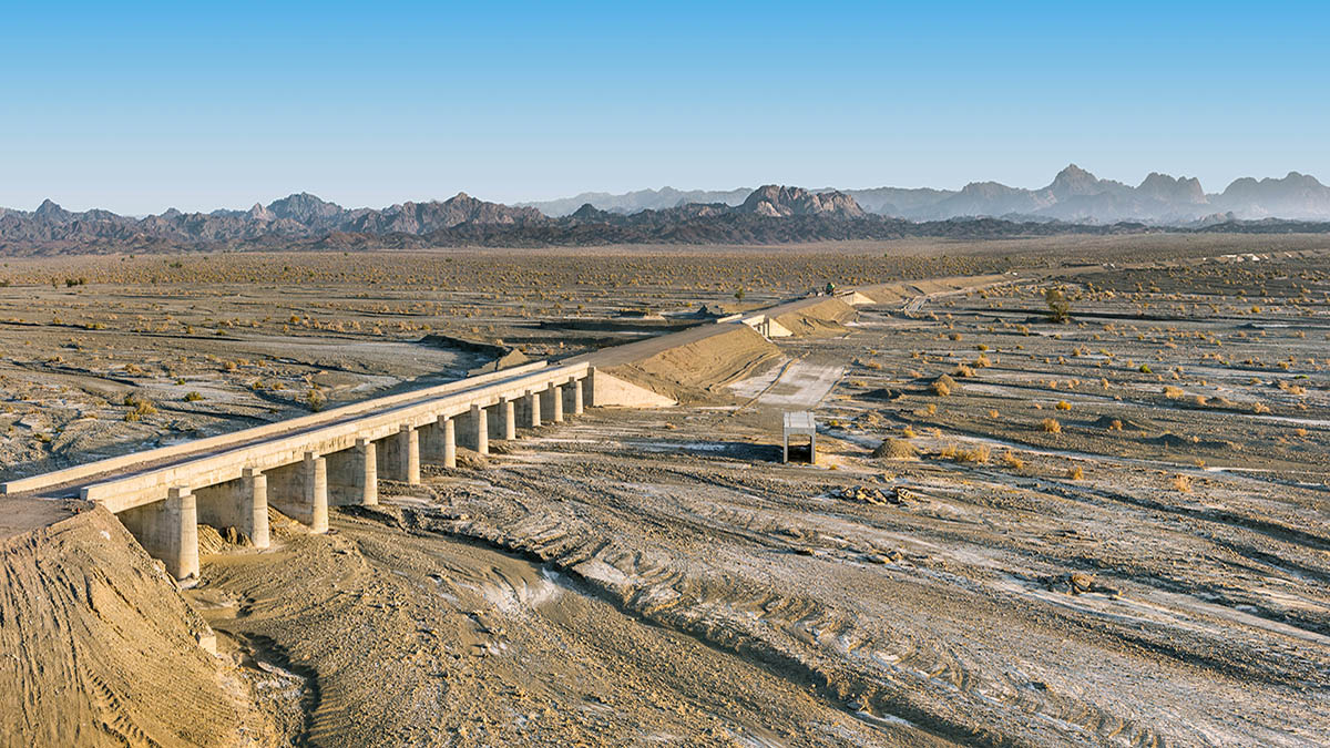 Chabahar-Zahedan Railway Bridge 